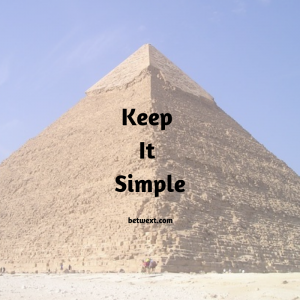 Keep it Simple