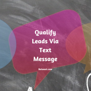 Qualify Leads Via Text Message