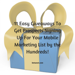 11-Easy-Giveaways-To-Get-Prospects-Signing-Up-For-Your-Mobile-Marketing-List-by-the-Hundreds