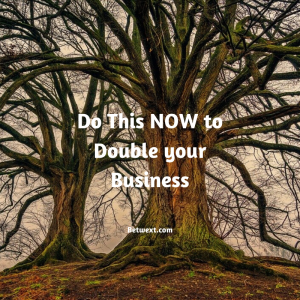 Do This NOW to Double your Business