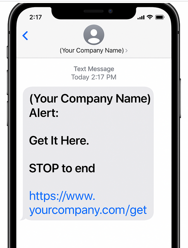 Trade Alert Example Placeholder