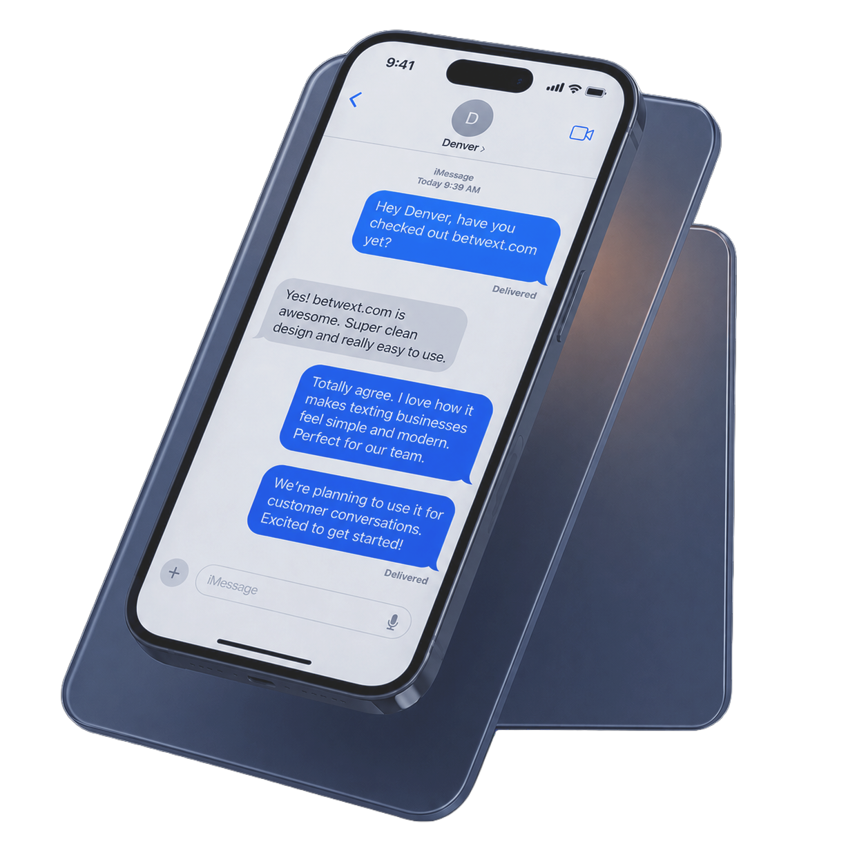 Betwext App Interface